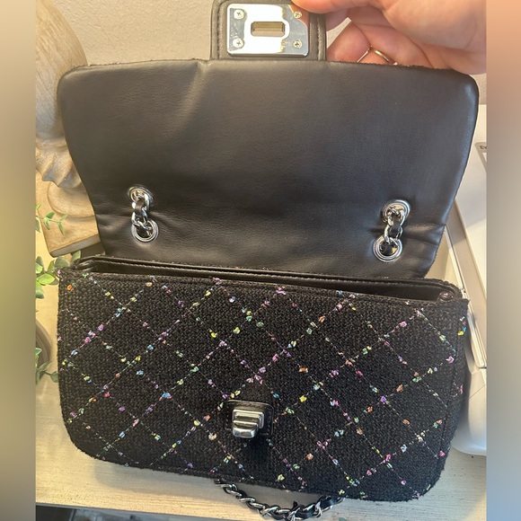 Karl Lagerfeld Tweed Crossbody Bag - Picture 7 of 12